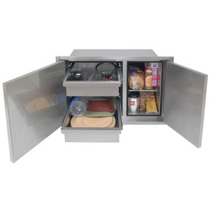 Alfresco AXEDSP-30H 30" High Profile Dry Storage Pantry, 33" H Alfresco AXEDSP-30H 30" High Profile Dry Storage Pantry, 33" H