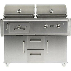 Coyote 50" Freestanding Gas/Charcoal Dual Fuel Grill - C1HY50+C1HY50CT Coyote 50" Freestanding Gas/Charcoal Dual Fuel Grill - C1HY50+C1HY50CT