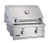 26" SS Built-in Gas Grill with 2 Burner, Work Light and LED Controls - NG