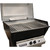Broilmaster R3BN Infrared Combination Natural Gas Grill On Black Patio Post