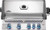 Napoleon Built-in Prestige 500 Rear Burner Natural Gas Grill Head, sq.in. + Infrared, Stainless Steel