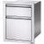 Napoleon BI-1824-2DR 18" x 24" Double Drawer: Large and Standard Outdoor Kitchen Component, Stainless Steel