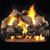 Peterson Real Fyre 42" Charred Royal English Oak Outdoor Log Set - CHB-42_G45-42-SS