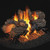 Peterson Real Fyre 24" Charred Oak See-Thru Gas Log Set - CHD-2-24_G45-2-24P