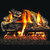 Peterson Real Fyre 30" Charred Rugged Split Oak Gas Log Set - CHRRSO-30 + G4-30 + SPK-26