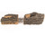 Peterson Real Fyre 24" Split Oak See-thru Log Set - S9-2-24 + G9-2-24-12