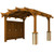The Outdoor GreatRoom Sonoma 12 x 12 ft. Arched Wood Pergola