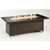 The Outdoor GreatRoom Montego Black Fire Table with Free Burner Cover