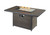 The Outdoor GreatRoom Brooks Rectangular Gas Fire Pit Table