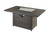 The Outdoor GreatRoom Brooks Rectangular Gas Fire Pit Table