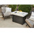 The Outdoor GreatRoom Providence Crystal Fire Pit Table