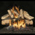 Fireside America 18" Elegant Charred Split Oak See Thru Gas Logs with Safety Pilot - LP