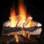 18" Magnificent Split Oak Logs w/See Thru Safety Pilot Burner - NG