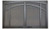 Superior ASD3224-TI Twin-Pane Arched Screen Door - Textured Iron