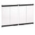 Superior 42" Standard Bi-Fold Black Glass Door