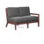 Berlin Gardens Mayhew Left Arm Loveseat - MHLSL5134