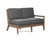 Berlin Gardens Mayhew Left Arm Loveseat - MHLSL5134