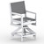 Berlin Gardens Mayhew Sling Swivel Counter Chair - MHSSC2241