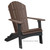 Berlin Gardens Comfo-Back Folding Adirondack Chair - PFAC3240