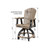 Berlin Gardens Comfo-Back Swivel Counter Chair - ESCC2131