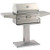 Fire Magic 22-SC01C-P6 Charcoal Legacy Patio Post Grill with Smoker Hood
