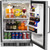 Fire Magic 3589-DL 24" 5.1 Cu. Ft. Left Hinge Outdoor Rated Compact Refrigerator
