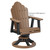 Berlin Gardens Cozi-Back Swivel Rocker Dining Chair - ZSDC2127