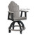 Berlin Gardens Cozi-Back Swivel Counter Chair - ZSCC2131