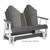 Berlin Gardens Cozi-Back Double Glider - PZTG4800