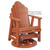 Berlin Gardens Cozi-Back Swivel Glider - PZSG2638