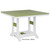 Berlin Gardens Garden Classic Standard Top 44" Square Dining Table - GCLT0044D