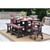 Berlin Gardens Garden Classic Standard Top 44" x 72" Rectangular Dining Table - GCIT4472D