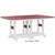 Berlin Gardens Garden Classic Standard Top 44" x 72" Rectangular Counter Table - GCIT4472C