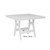 Berlin Gardens Harbor Dining Tables Standard Top 44" Square Dining Table - HST0044D