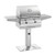 Fire Magic C430S-RT1N-P6 Natural Gas Grill on Bolt Down Post, Natural Gas Fire Magic C430S-RT1N-P6 Natural Gas Grill on Bolt Down Post, Natural Gas