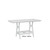 Berlin Gardens Harbor Dining Tables Standard Top 33" x 66" Rectangular Dining Table - HRT3366D