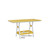 Berlin Gardens Harbor Dining Tables Standard Top 33" x 66" Rectangular Dining Table - HRT3366D