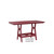 Berlin Gardens Harbor Dining Tables Standard Top 33" x 66" Rectangular Dining Table - HRT3366D
