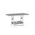 Berlin Gardens Harbor Bar Tables Standard Top 33" x 66" Rectangular Bar Table - HRT3366B