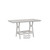 Berlin Gardens Harbor Bar Tables Standard Top 33" x 66" Rectangular Bar Table - HRT3366B
