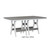 Berlin Gardens Harbor Counter Tables Standard Top 44" x 72" Rectangular Counter Table - HRT4472C