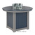 Berlin Gardens Donoma Standard Top 44" Round Fire Table Dining - DRFT3044D