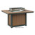 Berlin Gardens Donoma Standard Top 42" x 54" Rectangular Fire Table Dining - DRFT4254D
