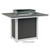 Berlin Gardens Donoma Standard Top 42" x 54" Rectangular Fire Table Counter - DRFT4254C