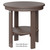 Berlin Gardens Round End Table Dining Height - PRET2122