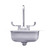 Summerset SSNK-15D 15x15" Drop-in Sink