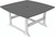 Seaside Casual Portsmouth Dining Table 56 Inch x 56 Inch - SC-046