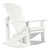 C. R. Plastics Adirondack Rocker, White - LIQUIDATION - C04-LIQ-WHITE