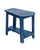 C. R. Plastics Adirondack Side Table, Navy - LIQUIDATION - T04-LIQ-NAVY