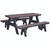 Wildridge Heritage Picnic Table with Unattached Benches - LCC-166 Wildridge Heritage Picnic Table with Unattached Benches - LCC-166